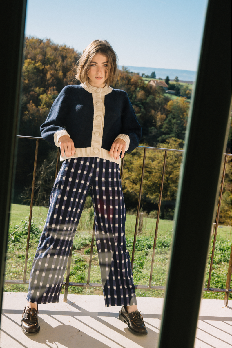 Pantalon Hortense - Ikat Marine