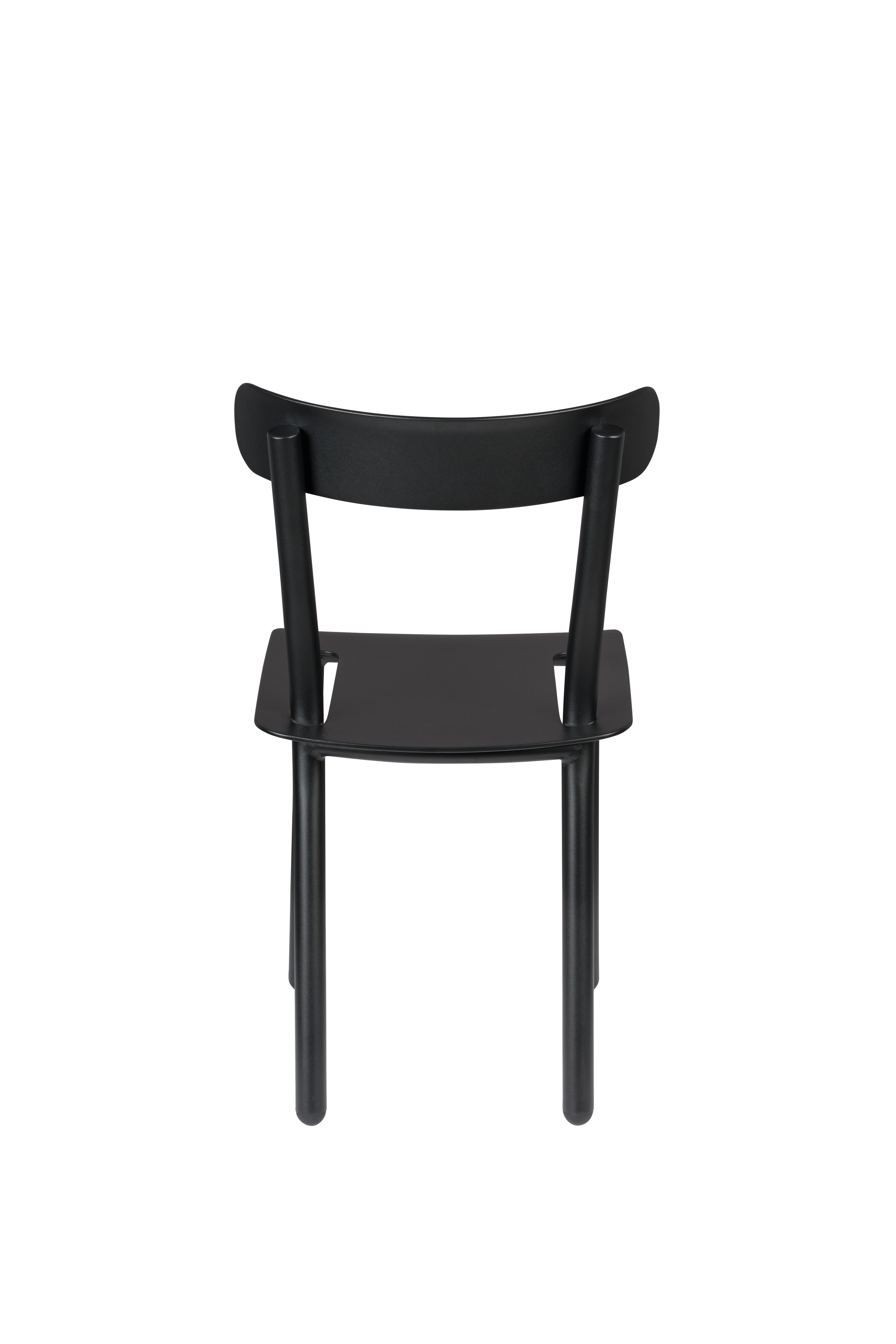 Friday - Outdoor Chair - Aluminum - Black