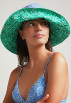Azzurra Sporty Bandana Bikini Top - Blue