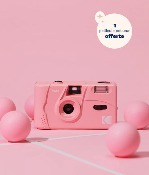 Appareil Photo - M35 - Rose - 1 Pellicule Couleur Offerte - Kodak