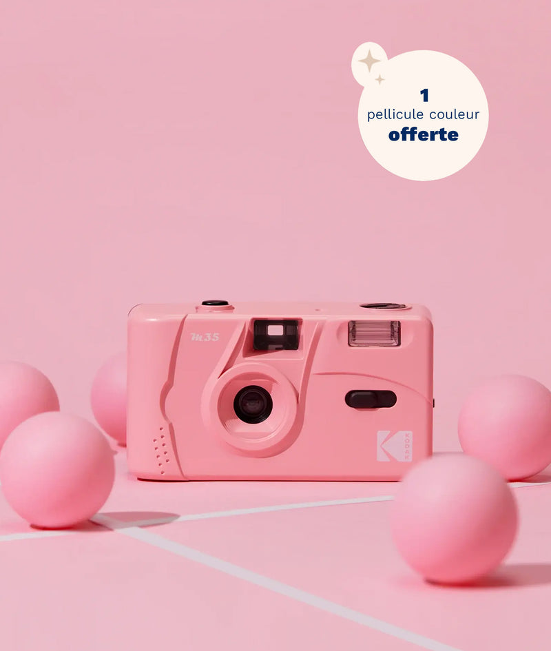 Appareil Photo - M35 - Rose - 1 Pellicule Couleur Offerte - Kodak