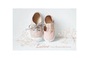 Canvas Tennis Shoes with Laces and Elastic - Nude Pink - Unisex
