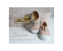 Canvas Tennis Shoes with Laces and Elastic - Nude Pink - Unisex