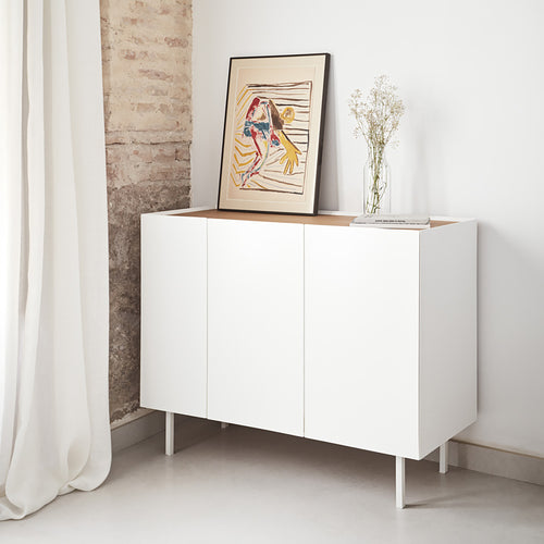 Arista - Buffet - Blanc & Chêne