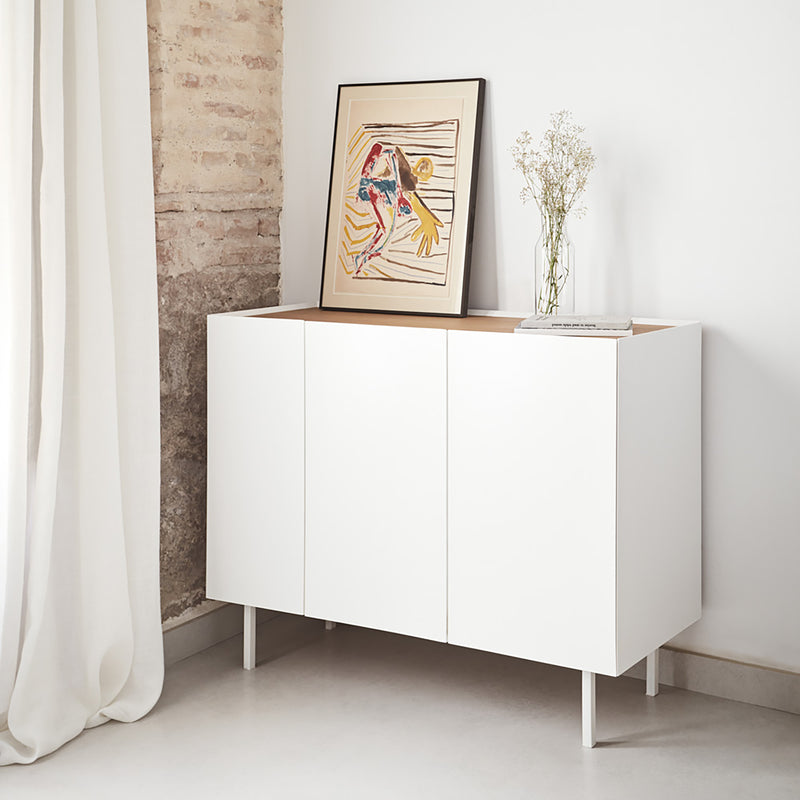 Arista - Buffet - Blanc & Chêne