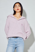 Le Sweatshirt Eddie Broderie Leo Black