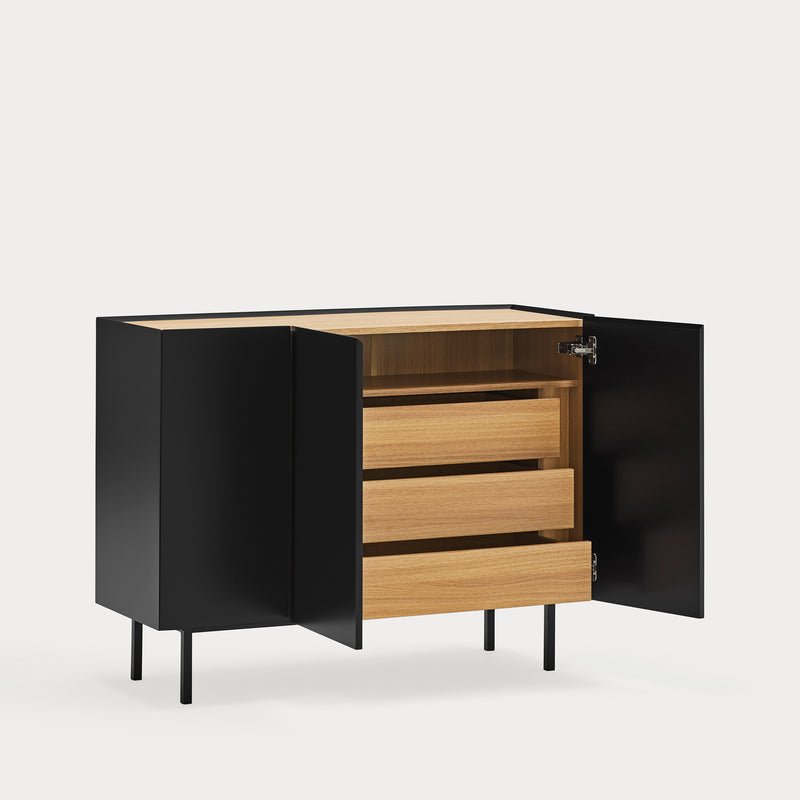 Arista - Buffet - Noir & Chêne