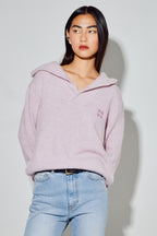 Le Sweatshirt Eddie Broderie Leo Black