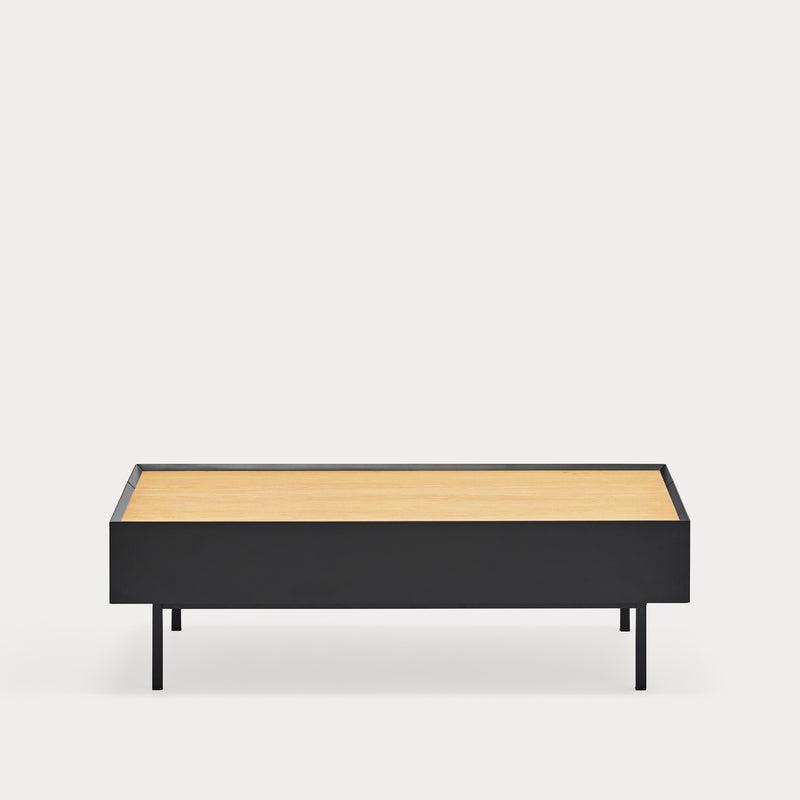Arista - Table Basse - Noir & Chêne