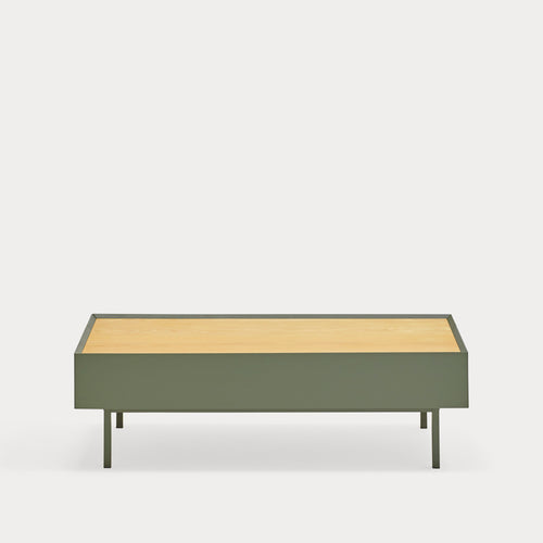 Arista - Table Basse - Vert & Chêne