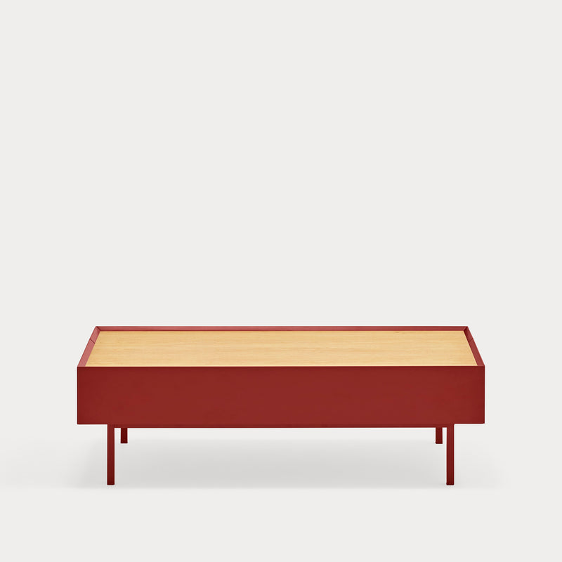 Arista - Table Basse - Bordeaux & Chêne
