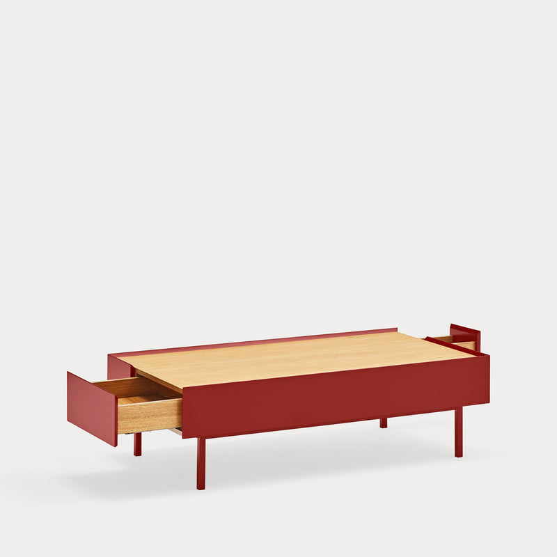 Arista - Table Basse - Bordeaux & Chêne