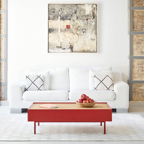 Arista - Table Basse - Bordeaux & Chêne