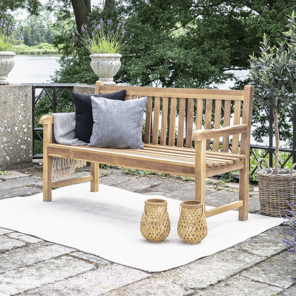 Gardena - Banc De Jardin En Teck Massif - Naturel