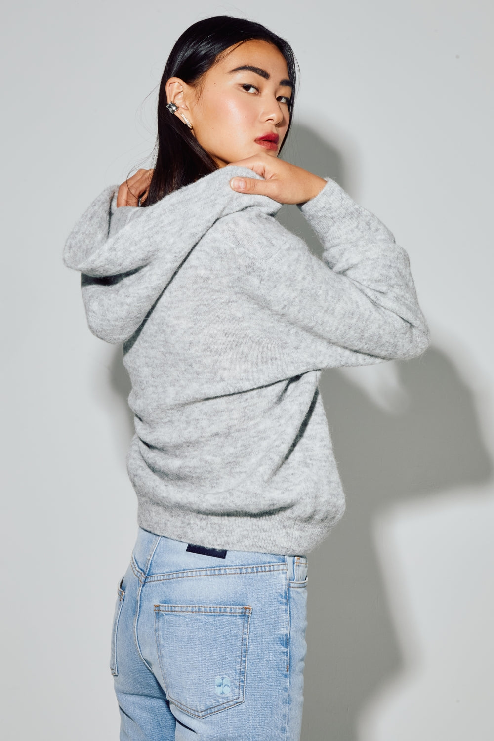 Le Sweatshirt Eddie Broderie Leo Black