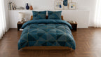 Reno - Parures de Lit de Couette 3pcs - 100% Coton 57 fils/cm2 - Imprimé
