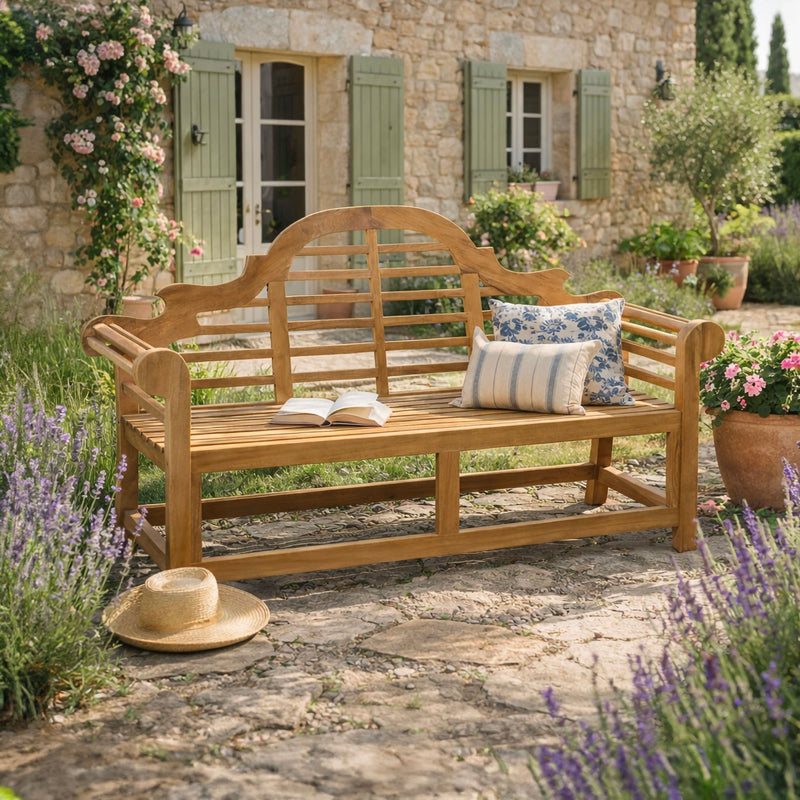 Gardena - Banc De Jardin En Teck Massif - Naturel