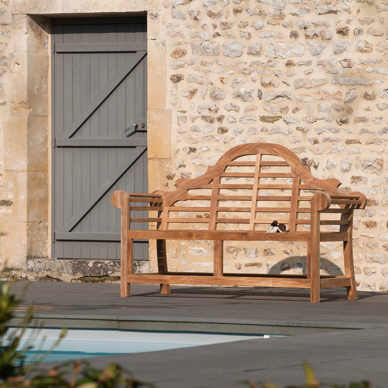 Gardena - Banc De Jardin En Teck Massif - Naturel