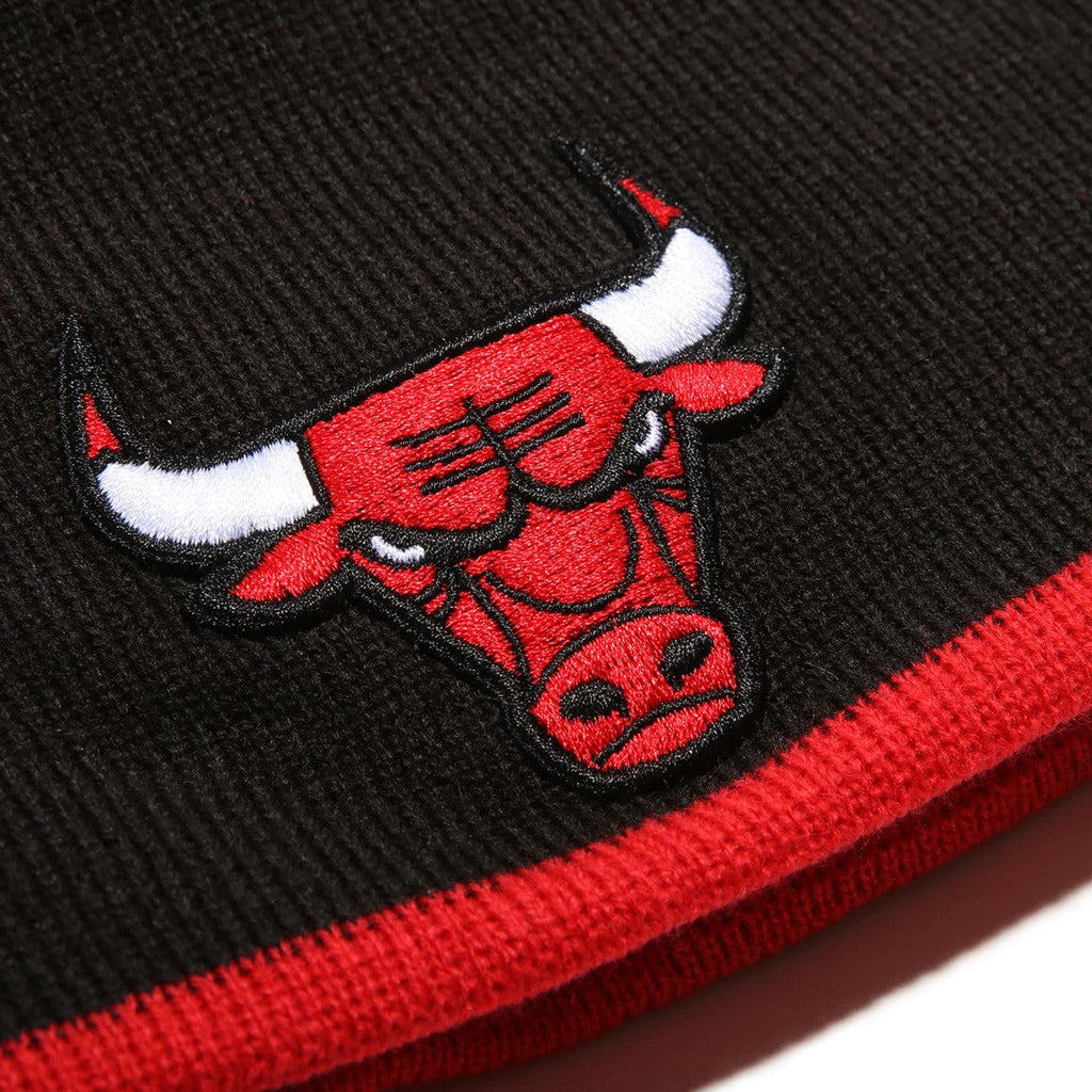 Bonnet Homme New Era Team Skull Knit Chicago Bulls