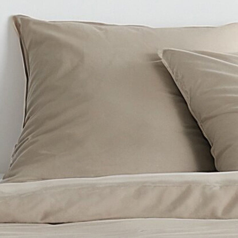 Parure De Lit - Parure Effet Lavé - Beige