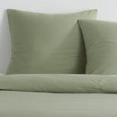 Parure De Lit - Parure Effet Lavé - Vert