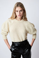 PULL CARLA LIGHT MOHAIR BANANA