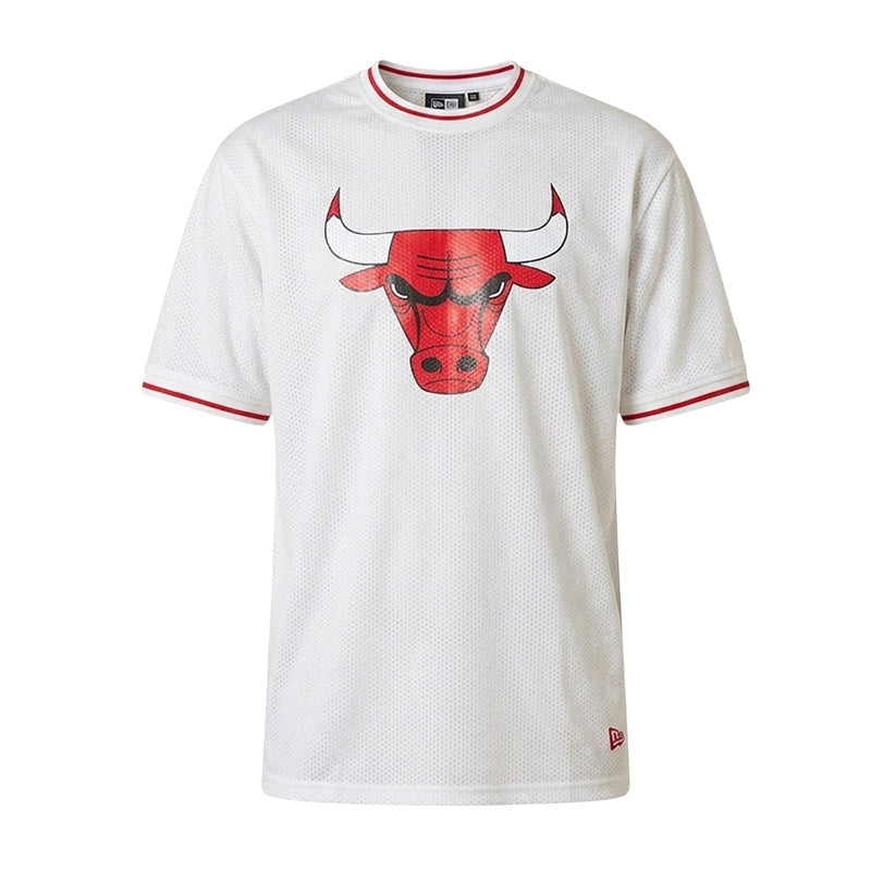 Tee-Shirt New Era Nba Team Logo Oversized Chicago Bulls Mesh