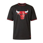 Tee-Shirt New Era Nba Team Logo Oversized Chicago Bulls Mesh