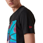 Tee-Shirt New Era Chicago Bulls Nba Globe Logo