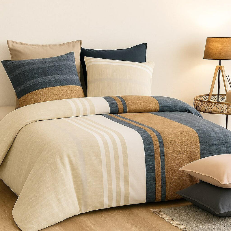 Romanesque Duvet Cover Set - 100% Cotton 57 Thread Count - Printed