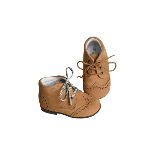 Azylis Golf Toe Soft Ankle Boots - Nubuck Camel - Unisex