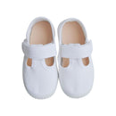Chaussures Sandales En Toiles Salomé Scratch - Blanc - Mixte