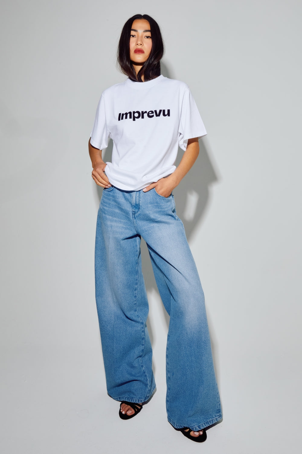 Colette Velvet Logo T-shirt Made In Portugal - Black
