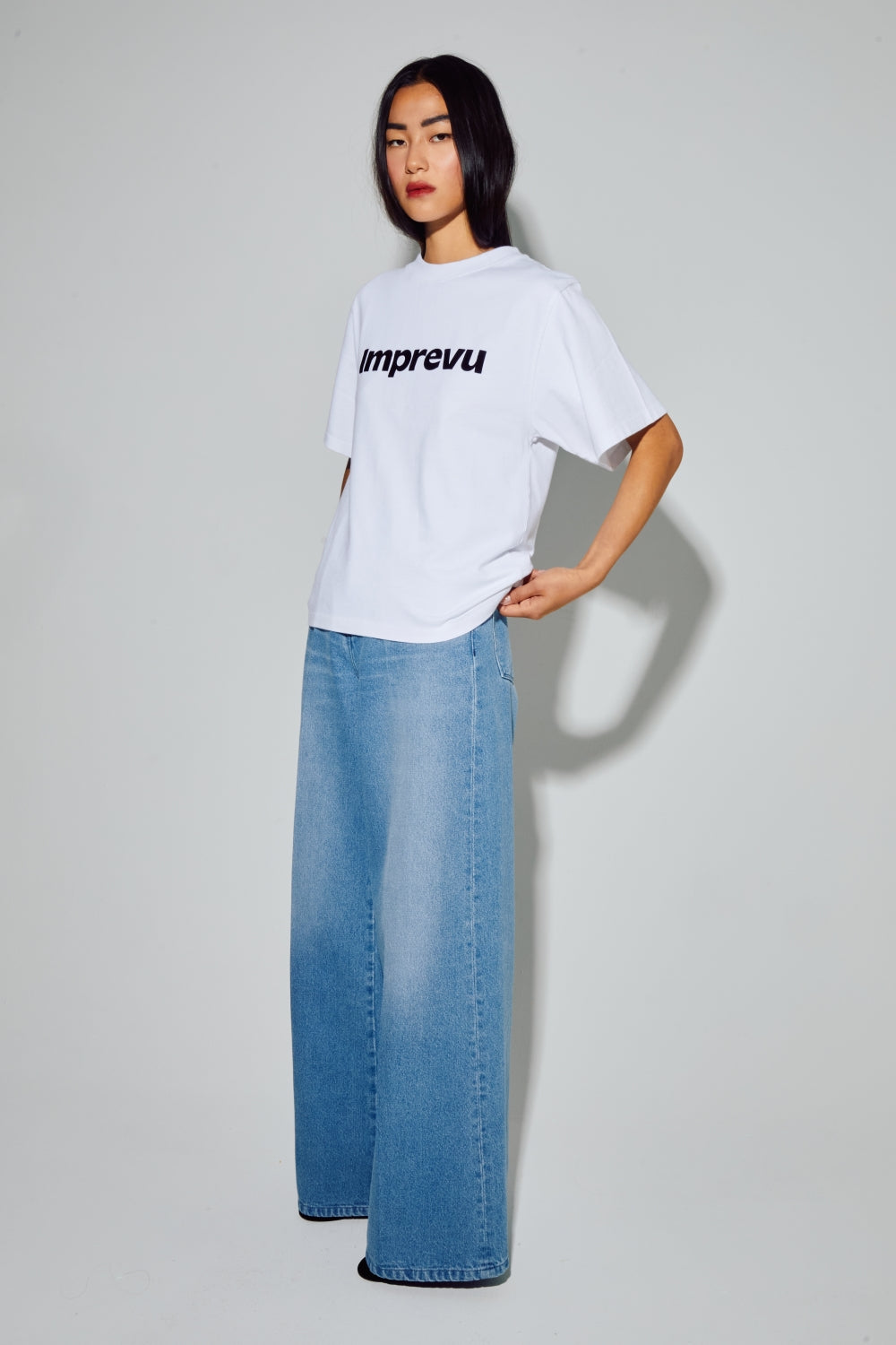 Colette Velvet Logo T-shirt Made In Portugal - Black