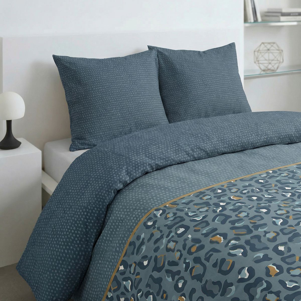 Sunshine - Parure De Lit Motif 20.25 - Navy