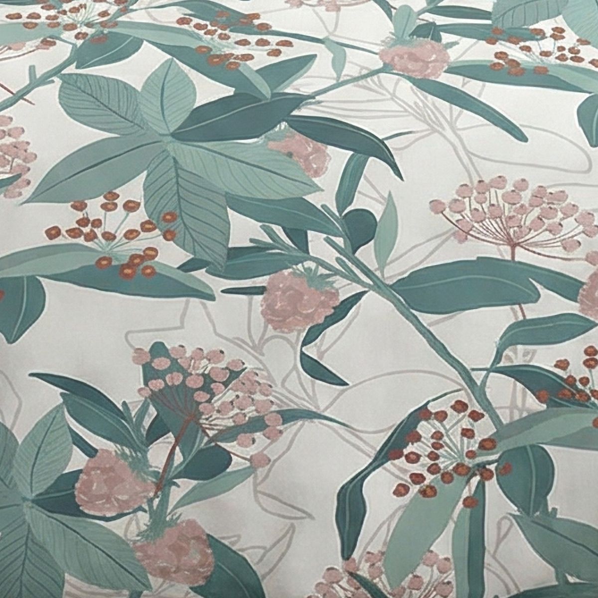 Sunshine - Parure De Lit Motif 20.26 - Celadon