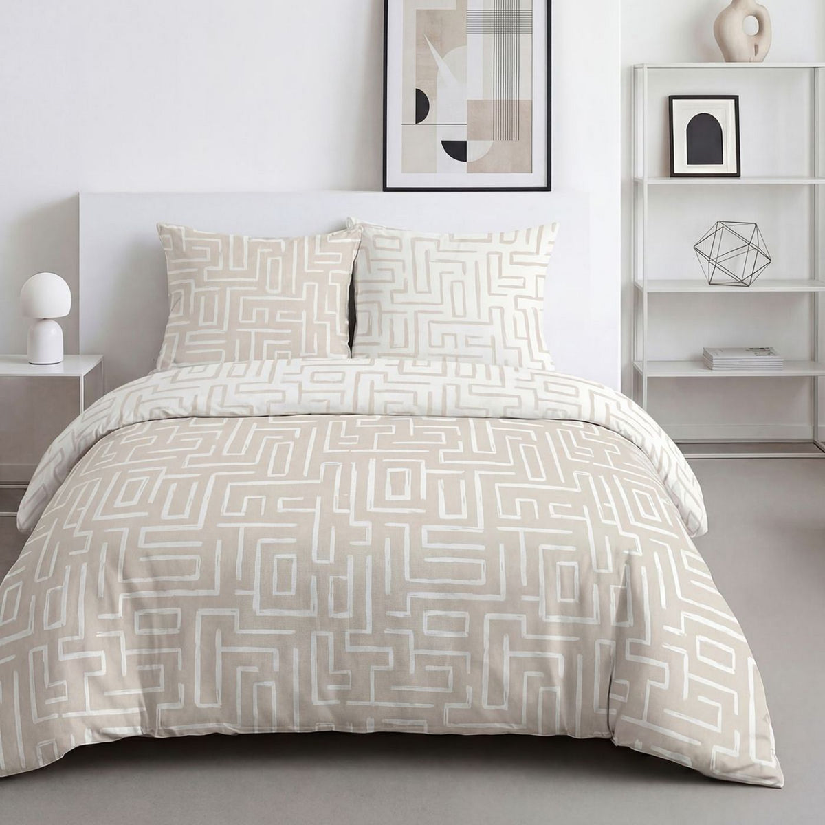Sunshine - Parure De Lit Motif 20.34 - Dune