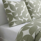 Sunshine - Parure De Lit Motif 20.39 - Sauge