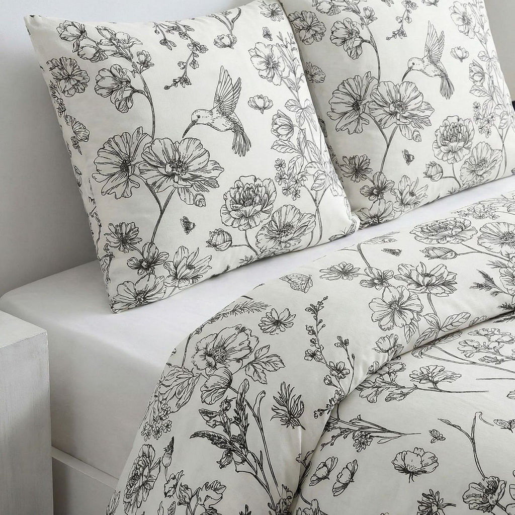 Sunshine - Parure De Lit Motif 20.40 - Craie