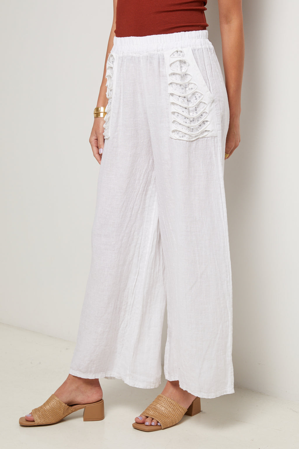 Pantalón - Blanco - Mujer