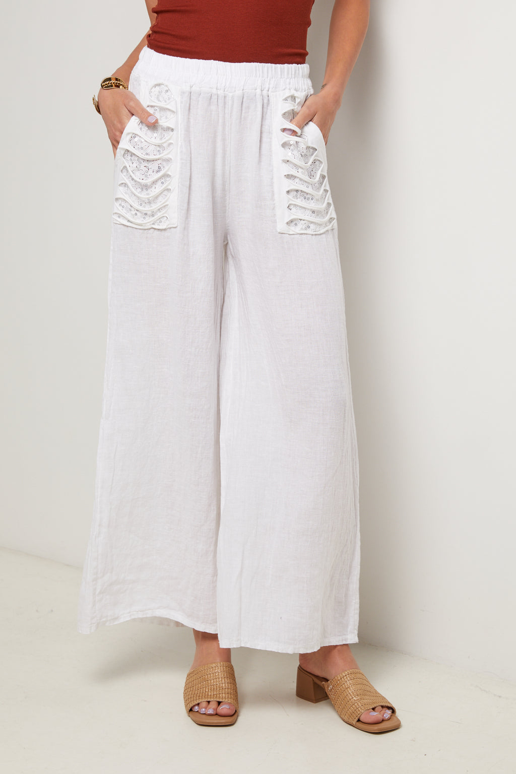 Pantalón - Blanco - Mujer