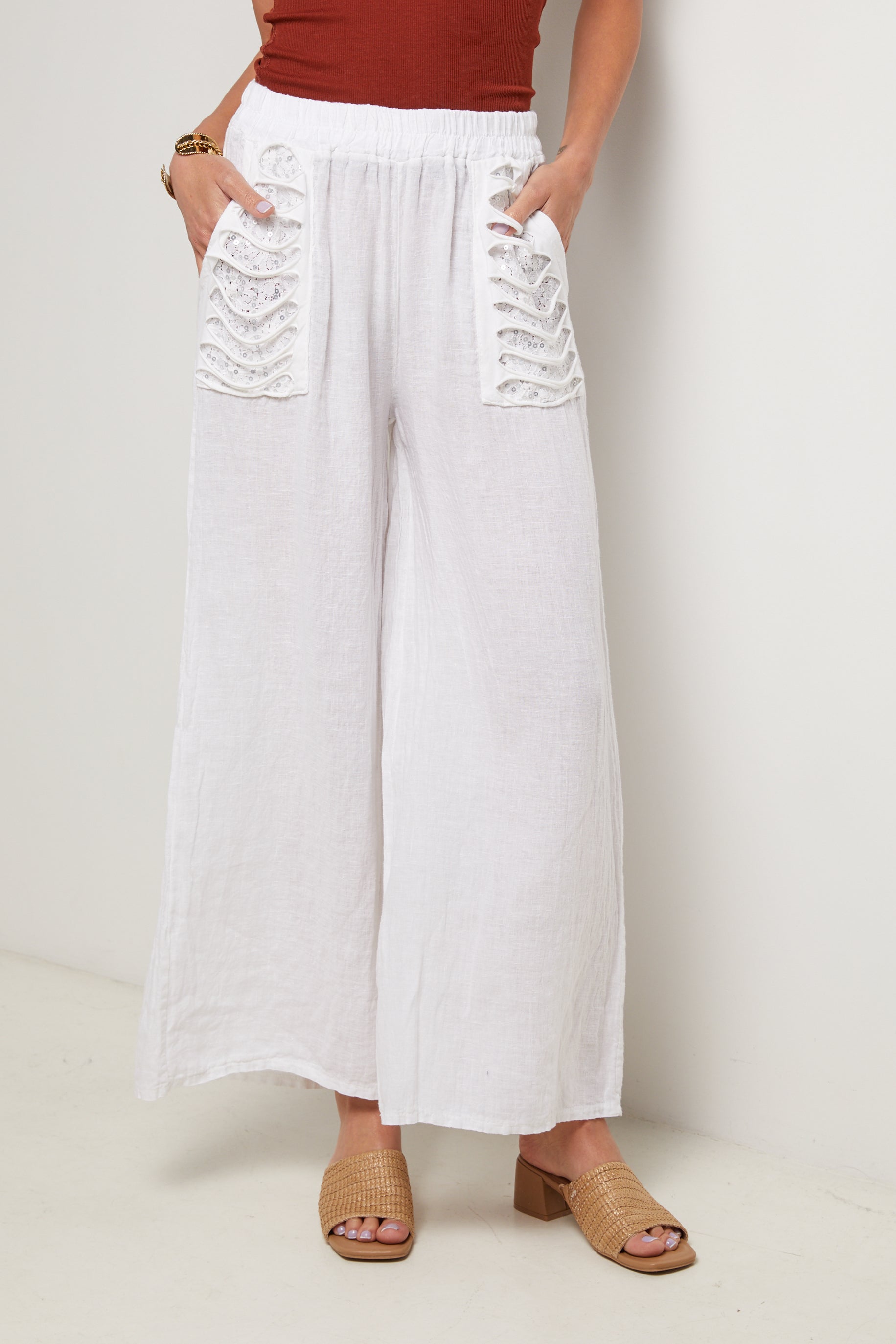 Pantalón - Blanco - Mujer