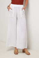 Trousers - White - Women