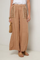 Pantalón - Camel - Mujer