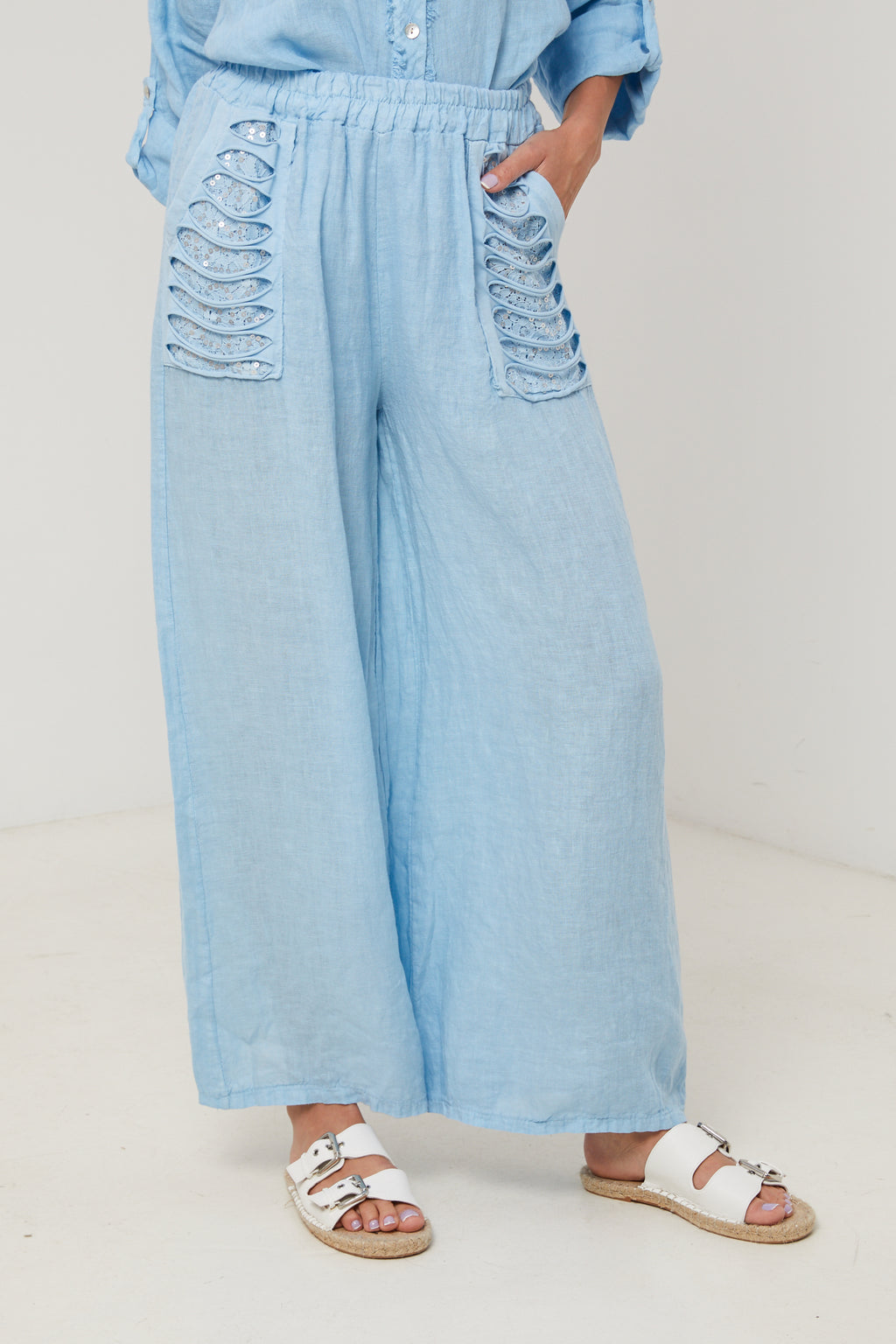 Pantalones - Índigo - Mujer