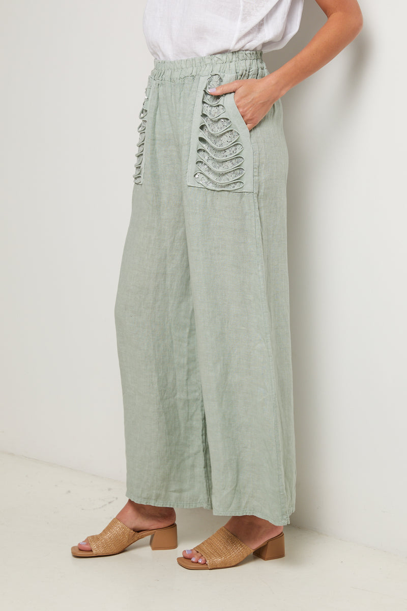 Pantalón - Verde - Mujer