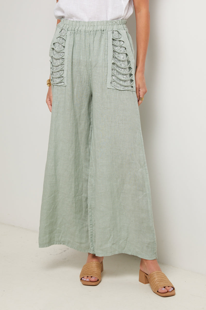 Pantalón - Verde - Mujer