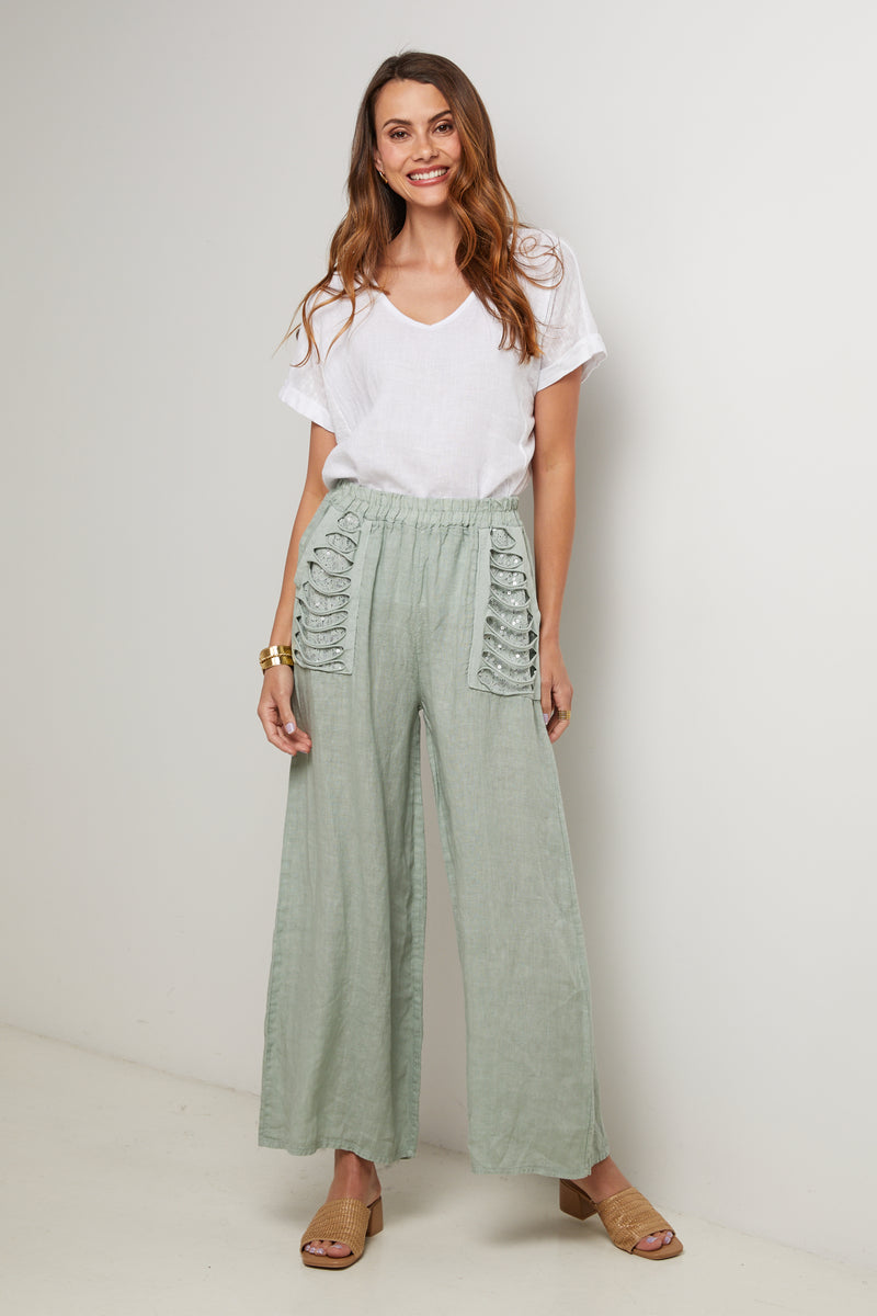 Pantalón - Verde - Mujer