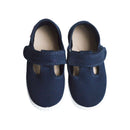 Chaussures Sandales En Toiles Salomé Scratch - Bleu Marine - Mixte