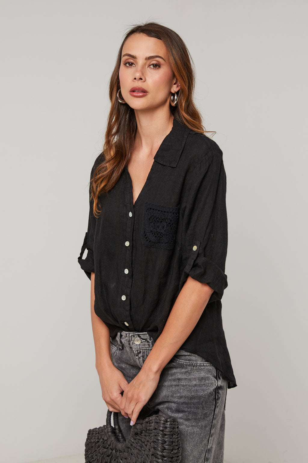 Chemise - Noir - Femme